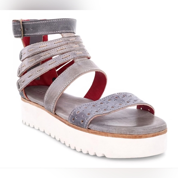 Bed Stu Artemia Leather Platform Sandals Open Toe Zipper Chunky Size 8.5 NWOB - Picture 7 of 16